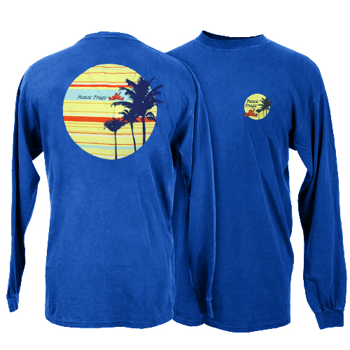 Product Image of Peace Frogs Striped Sun Adult Long Sleeve T-Shirt