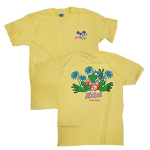 Peace Frogs Adult Aloha Short Sleeve T-Shirt