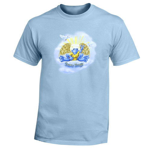 Peace Frogs Adult Radiant Angel Short Sleeve T-Shirt