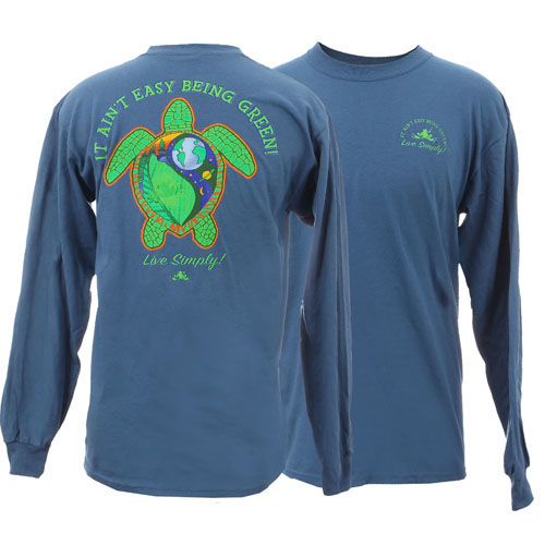 Product Image of Peace Frogs Live Simply Adult Long Sleeve T-Shirt