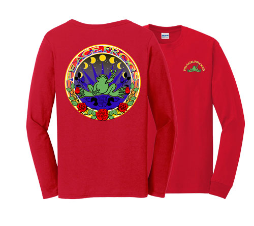 Product Image of Peace Frogs Rose Hippy Adult Long Sleeve T-Shirt