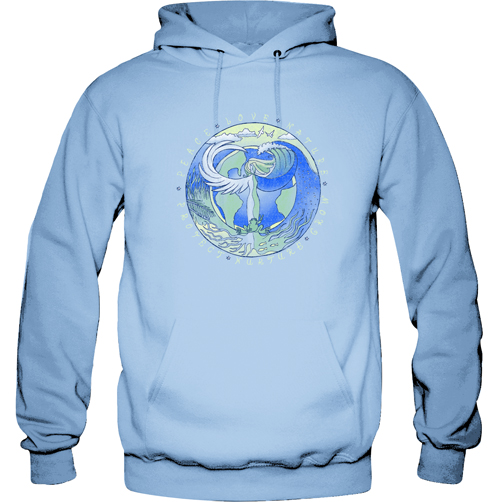Product Image of Peace Frogs Mother Nature Printed Adult Hooded Pullover Sweatshirt