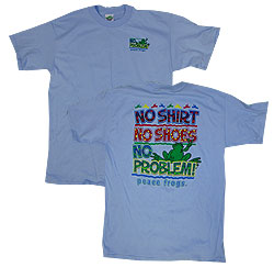 Peace Frogs Adult No Problem Short Sleeve T-Shirt