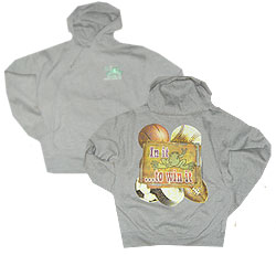 Product Image of Peace Frogs In It To Win It Printed Adult Hooded Pullover Sweatshirt