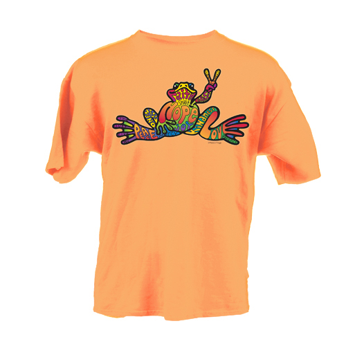 Peace Frogs Hope Short Sleeve Kids T-Shirt