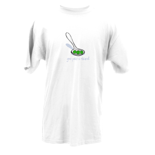 Product Image of Beyond The Pond Adult Give Peas A Chance Short Sleeve T-Shirt