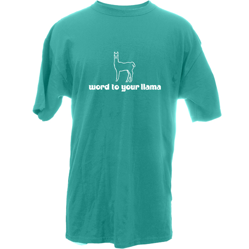 Product Image of Beyond The Pond Adult Word To Your Llama Short Sleeve T-Shirt