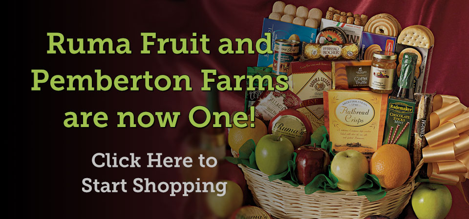 Shop all your favorite Ruma Fruit and Pemberton Farms gift on one site