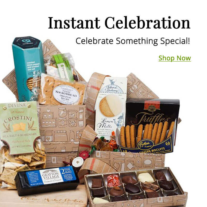 Instant Celebration - Boston Gift Basket