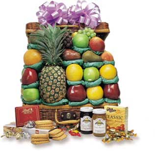 The Executive Fruit and Gourmet Suitcase 