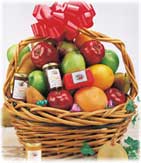 Orchard Bounty Fruit and Gourmet Gift Basket