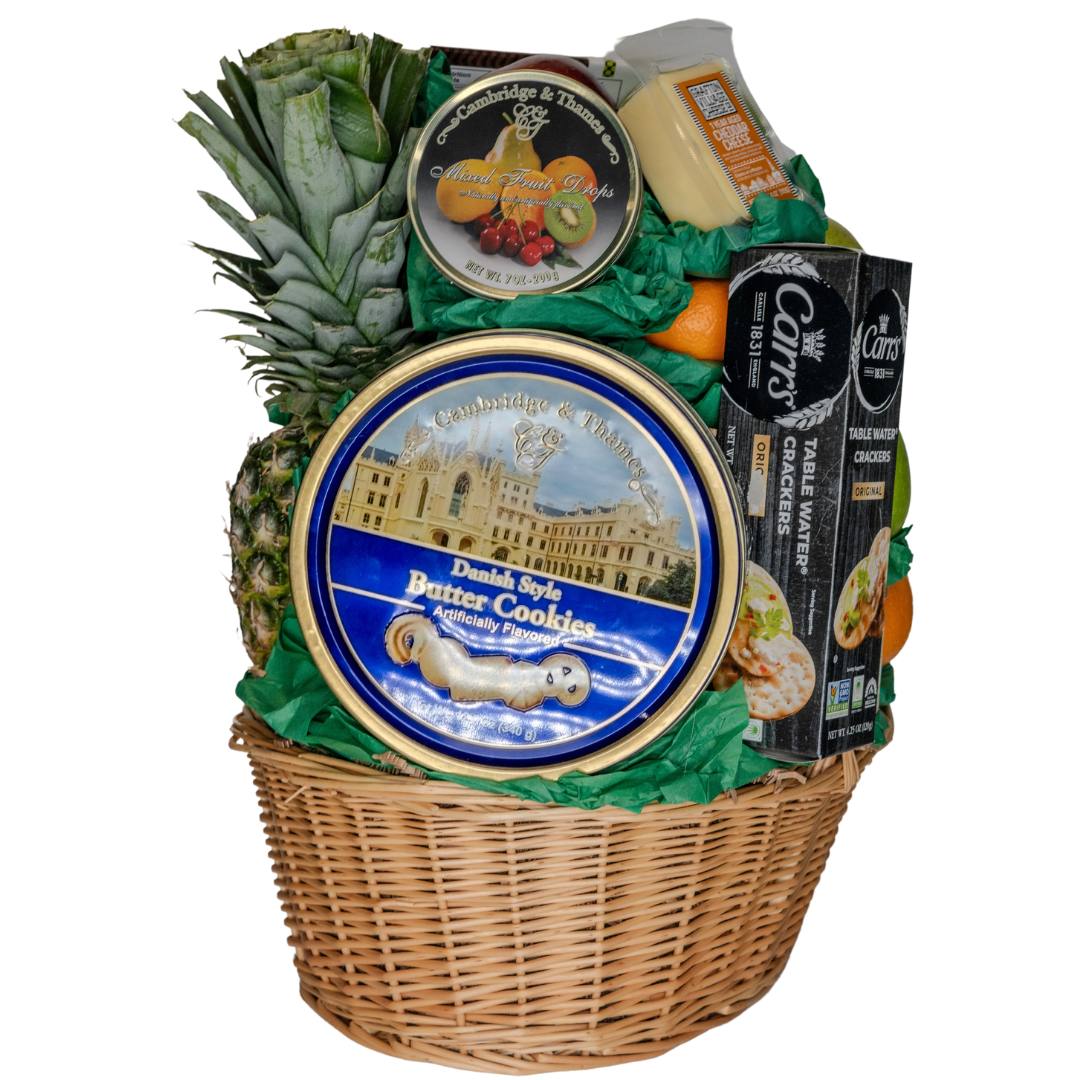 The Traditional Sampler Fruit & Gourmet  Basket