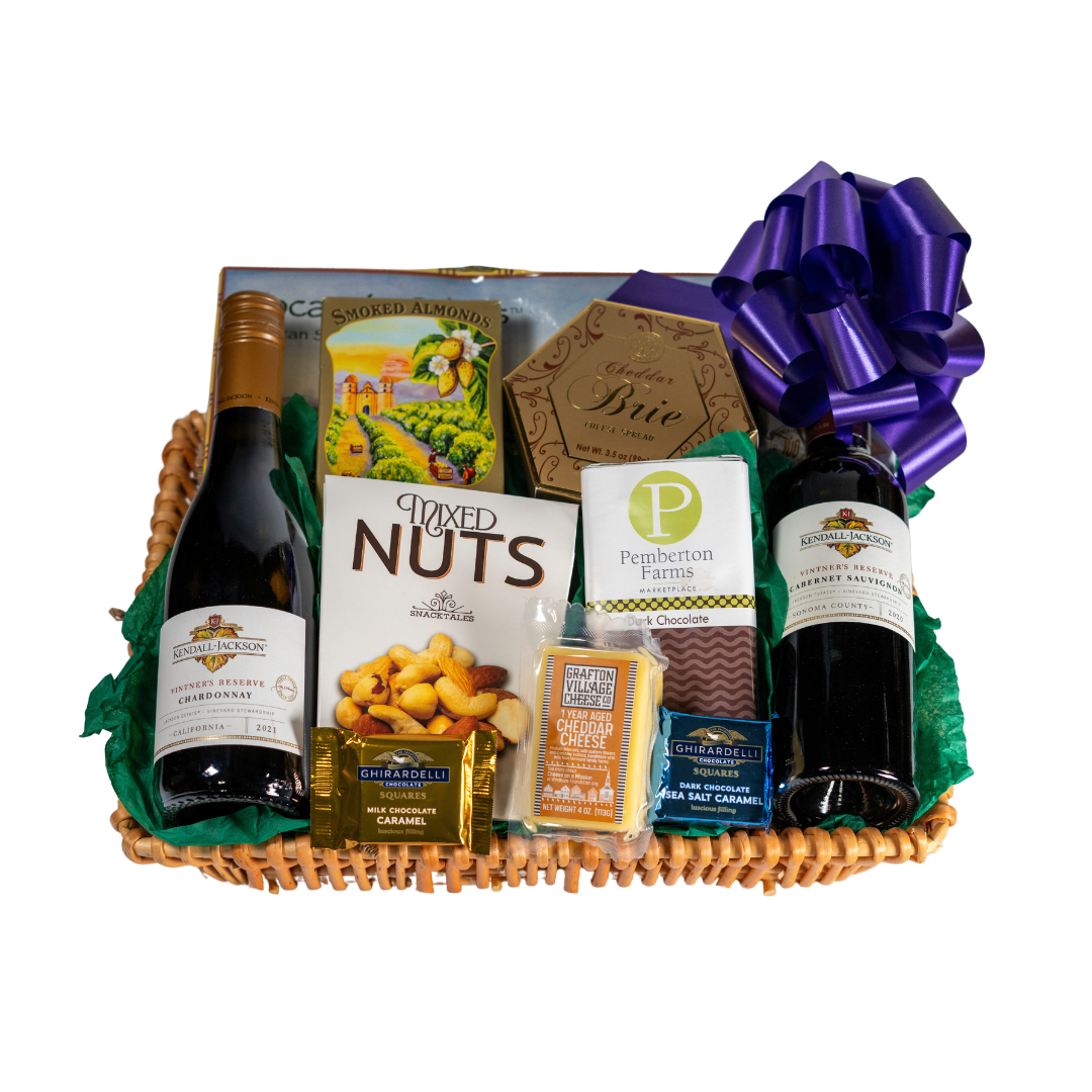 California Dreaming Wine Basket