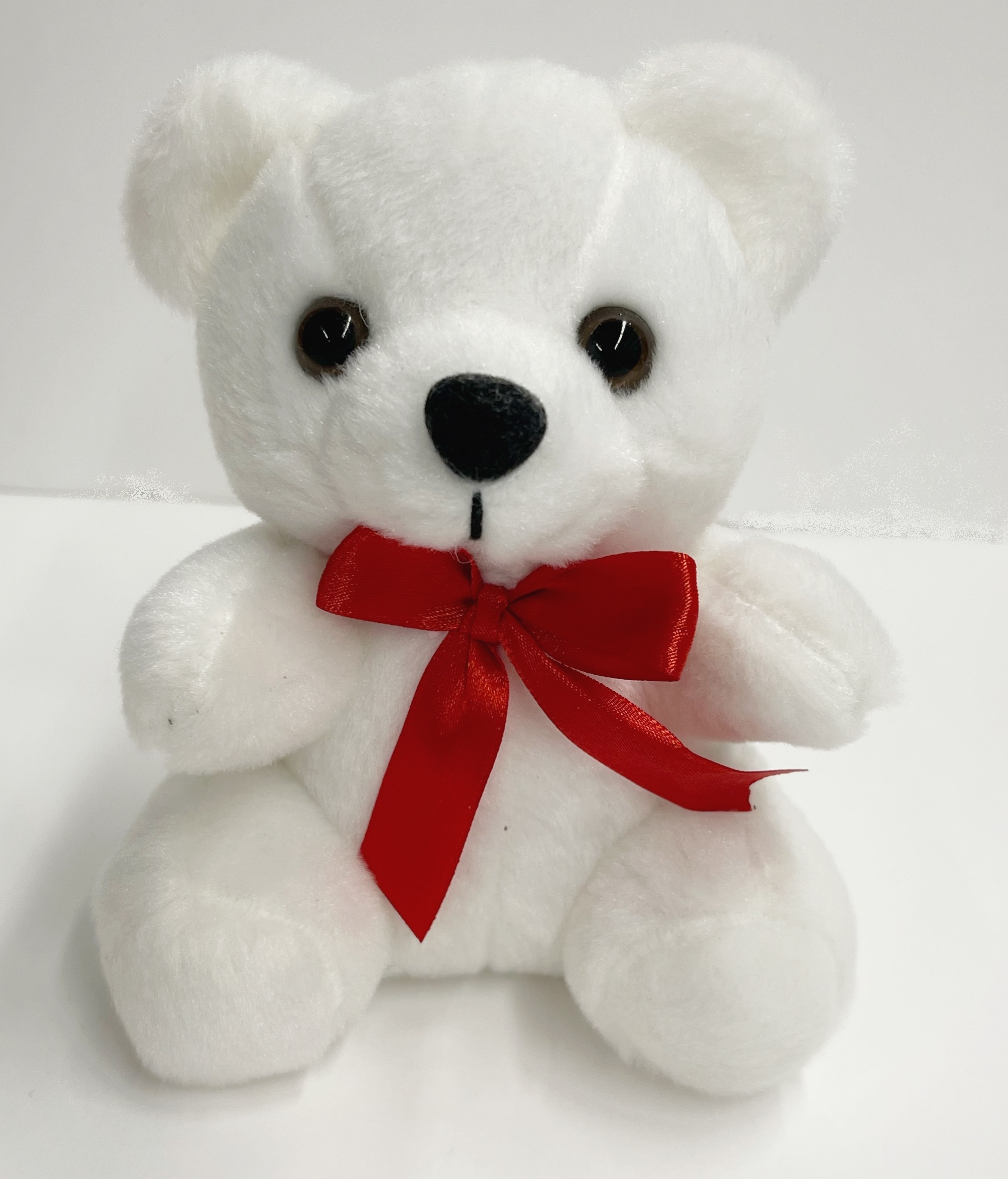 White Teddy Bear - 6"
