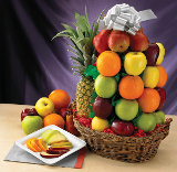 In Our Thoughts Sympathy Fruit Gift  - Premium