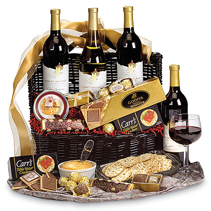 Mondavi & Godiva Wine and Chocolate Gift Basket