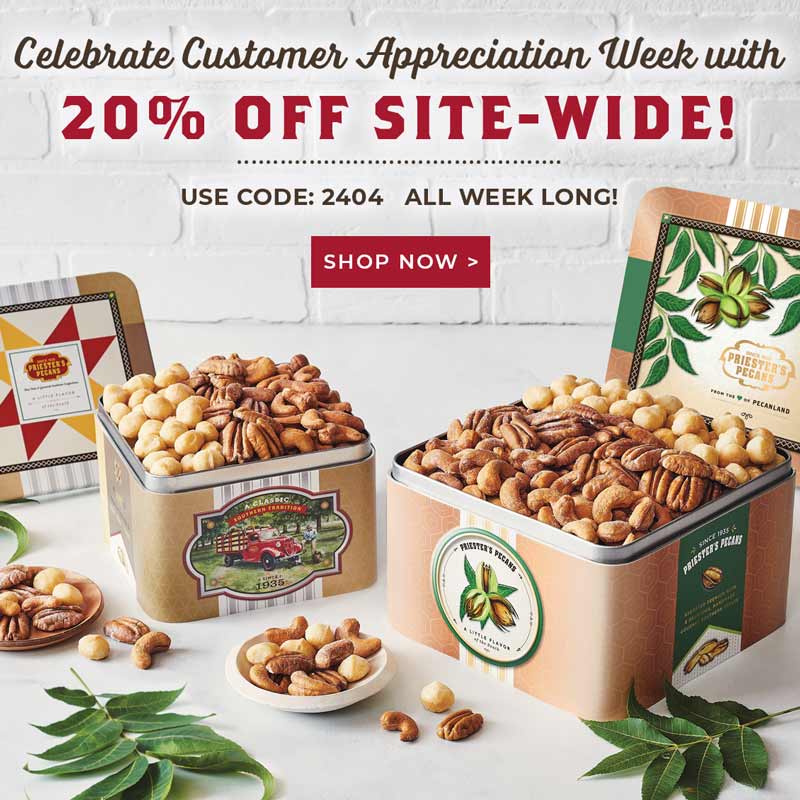 20% OFF Sitewide -- Customer Appreciation Week