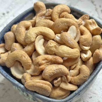Cashews in Bowl Roasted