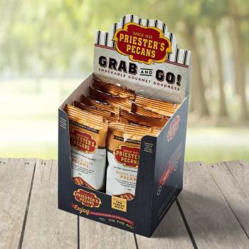 Grab and Go Snack Box - Honey Glazed Pecans -12 pack