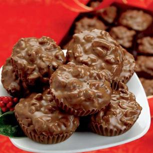 Chocolate Toasted Pecan Clusters - Chocolate Toasted Pecan Clusters