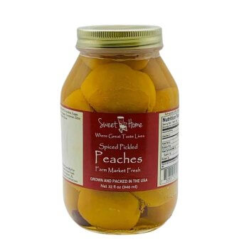 Sweet Home Spiced Pickled Peaches