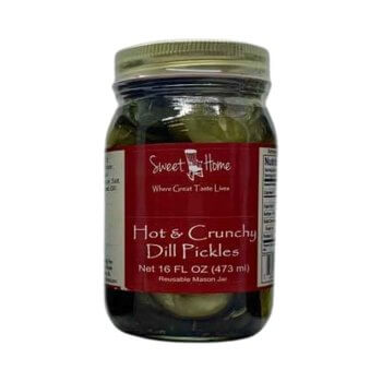 Sweet Home Hot and Crunchy Dill Pickles