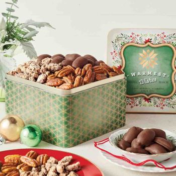Warmest Wishes Pecan Gift Tin
