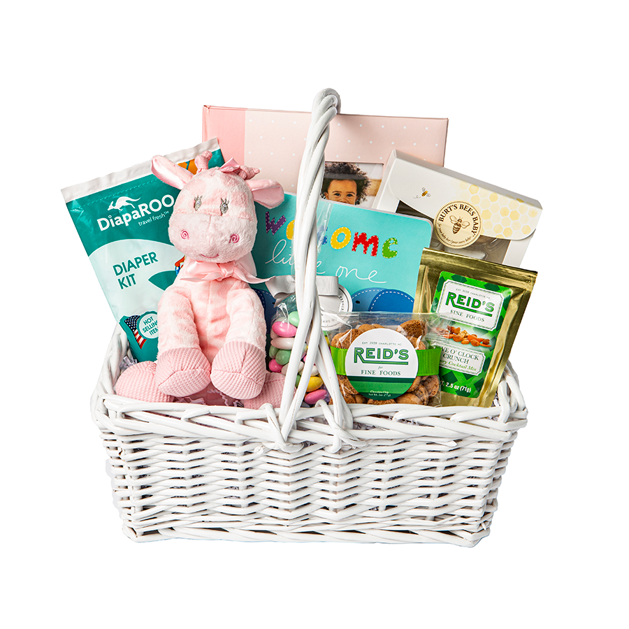 Baby Girl Gift Basket  