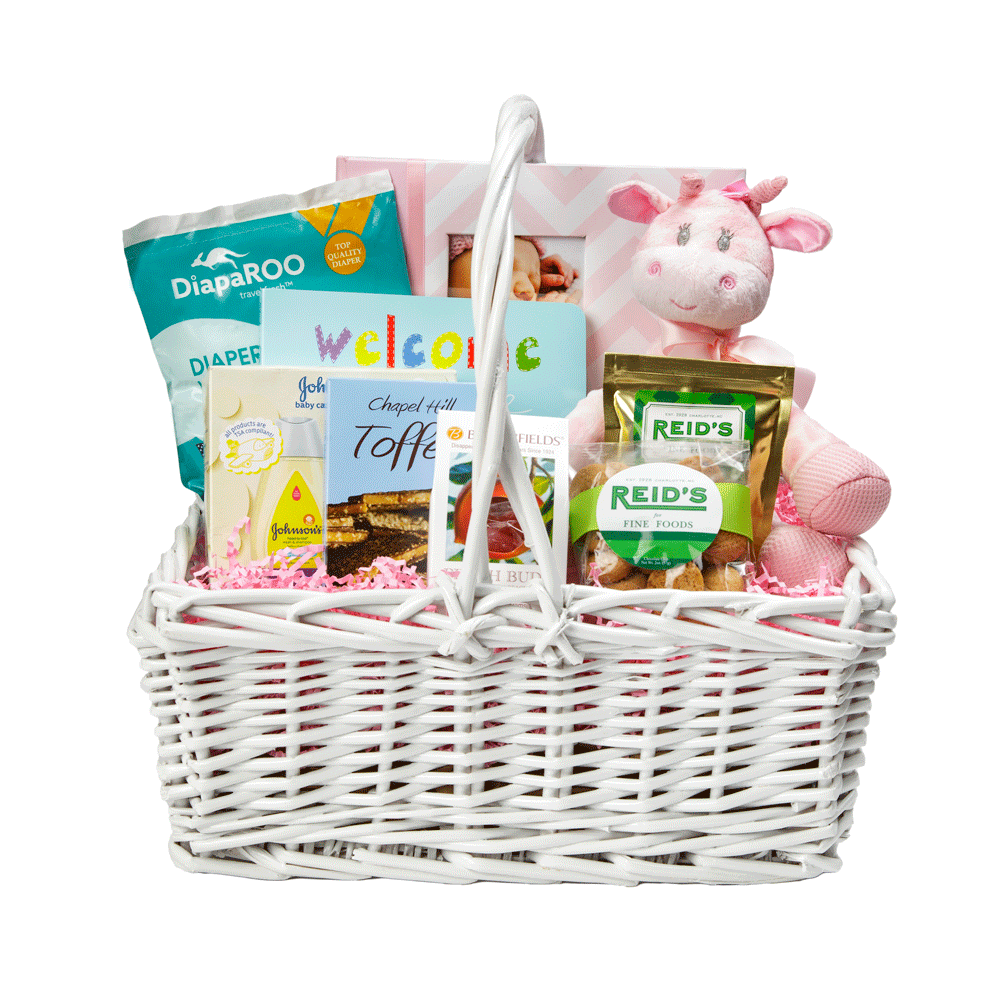 Baby Girl Gift Basket  