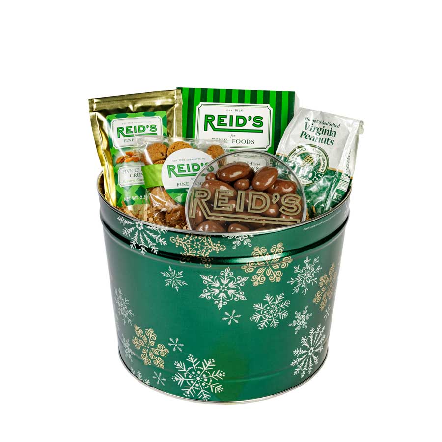 Swirling Snow Holiday Gift Tin 