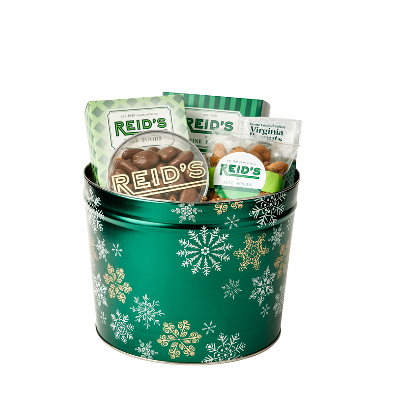 Swirling Snow Holiday Gift Tin 