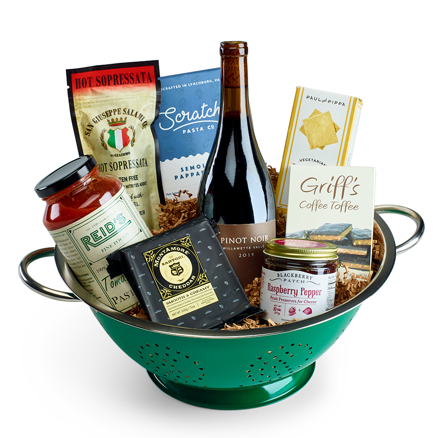Wine Market Gift Basket Colander
