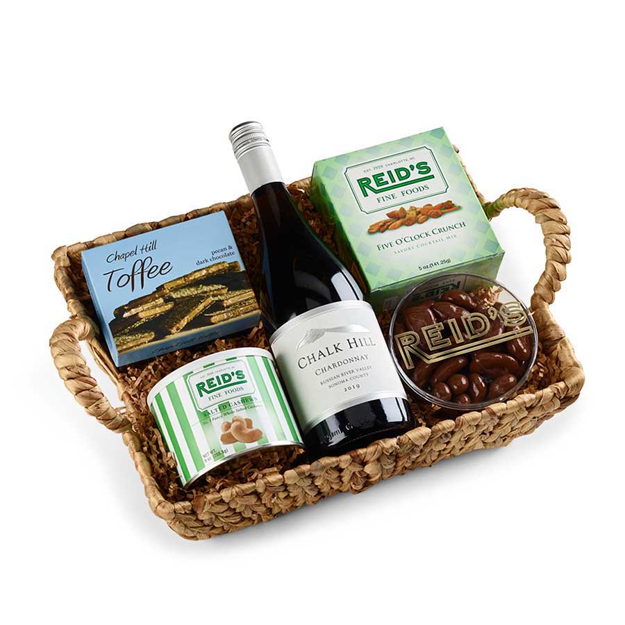 Happy Hour Red Wine Gift Basket 
