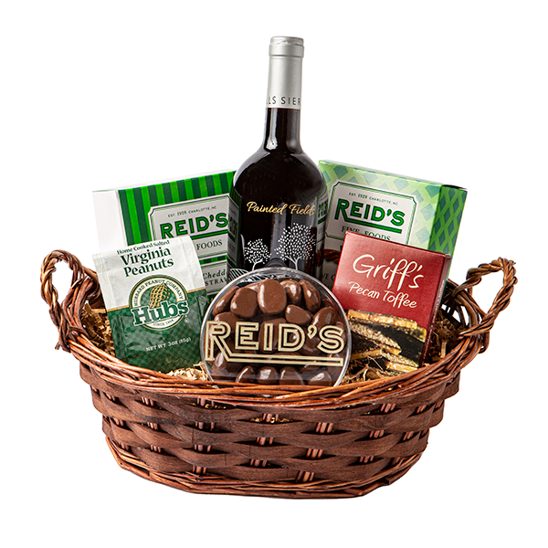 Let's Cheer Red Wine Gift Basket 