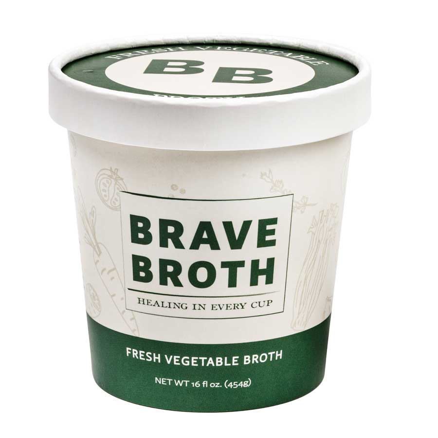 Brave Broth Vegetable Broth 16 oz.