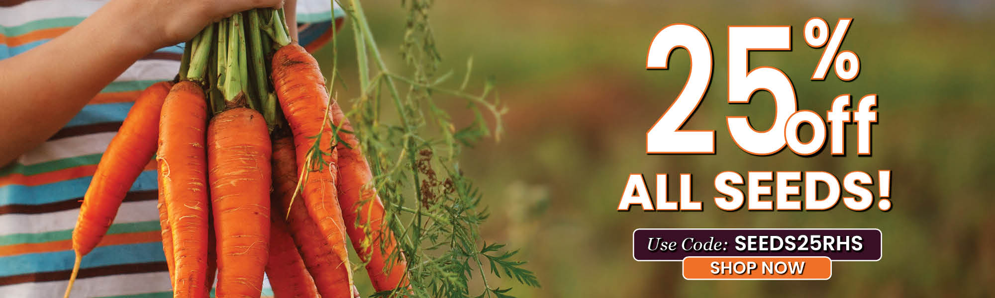 25% Off All Seeds