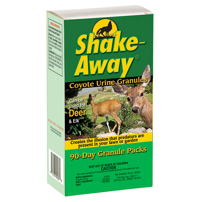 Shake-Away® Coyote Urine Granule Repellent Packs