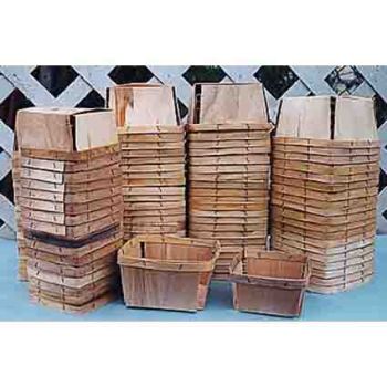 Quart Wooden Berry Boxes