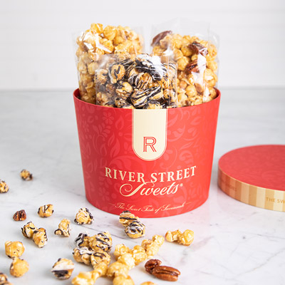 Candied Popcorn Gift Tin