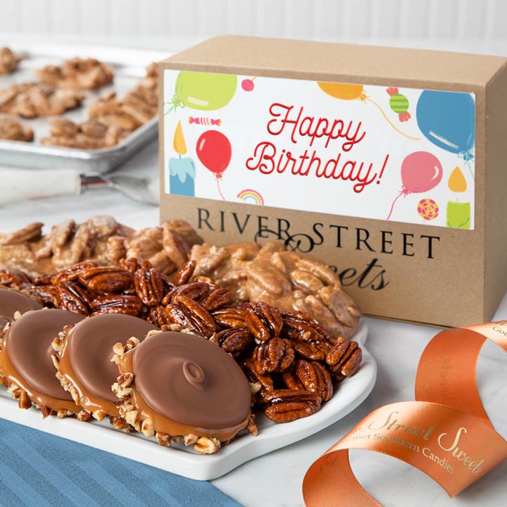 Birthday Collection of Pralines, Bear Claws & Glazed Pecans