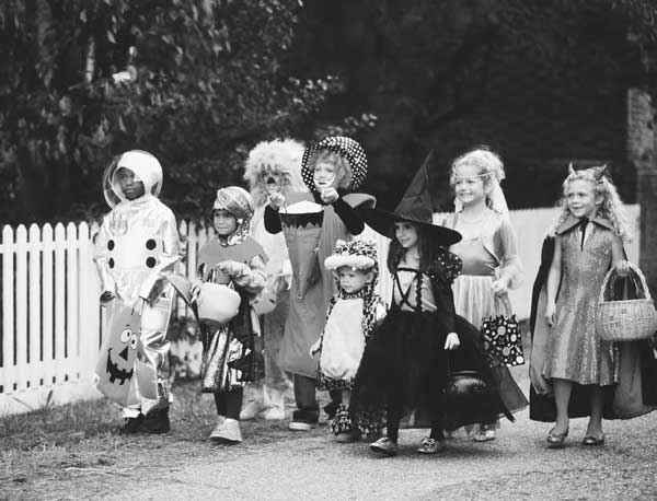 Halloween through the ages.  A sweet history, indeed!