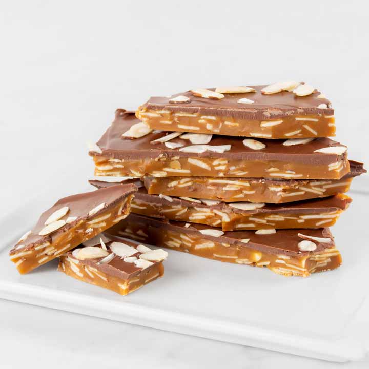 Chocolate Covered Almond Toffee Tin