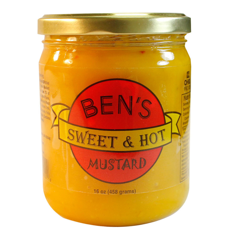 Ben's Sweet & Hot Mustard - Ben's Sweet & Hot Mustard 16 oz. Jar