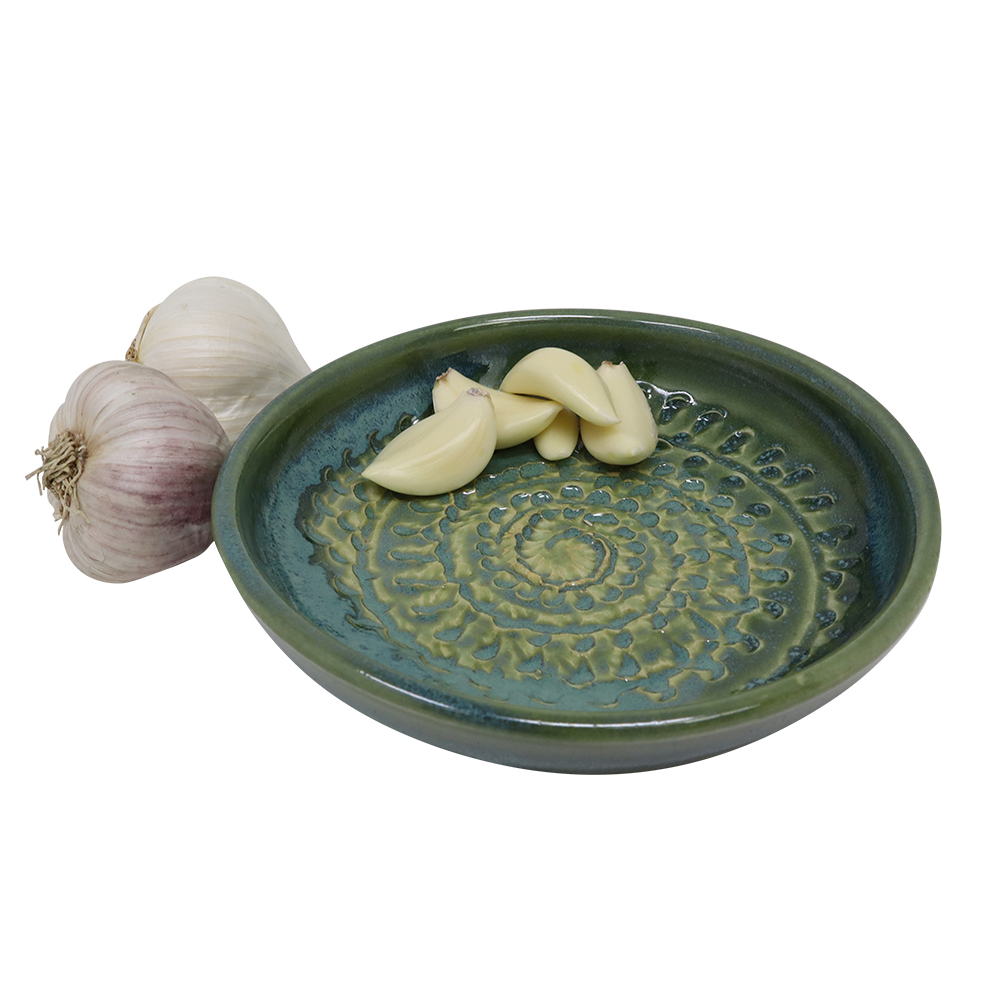 Provence Ceramic Garlic Grater - Olive Green - Bay Home and Linens