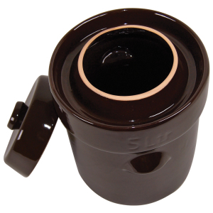 Water-Seal Crock Gutter and Lid