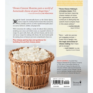 Back Cover - Home Cheese Making Book,  4th Edition