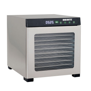 BigBite 10-Tray Stainless Steel Dehydrator