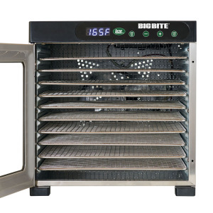 BigBite 10-Tray Stainless Steel Dehydrator