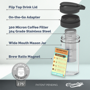 Masontops Cold Brew Coffee Kit