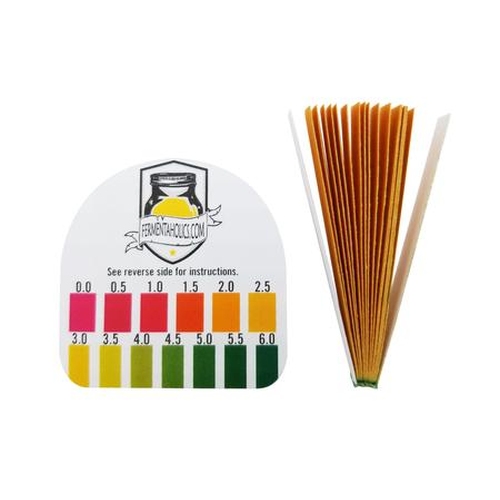 Kombucha Instant Read Ph Test Strips 15 Strip Pack Roots & Harvest